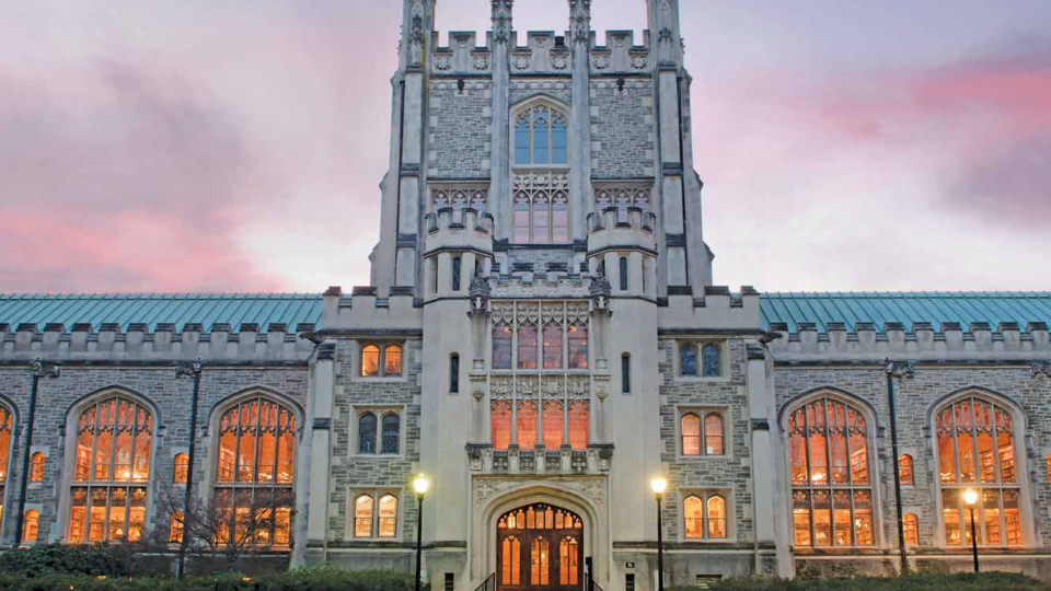 photo of a building at vassar college
