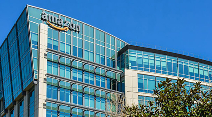 photo of an Amazon office building