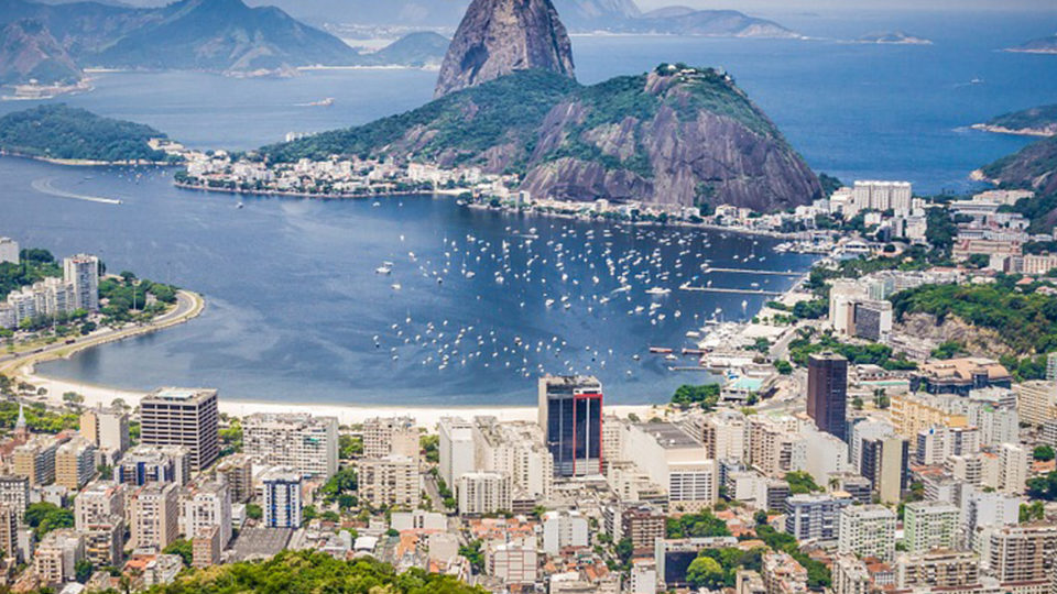 overhead photo of Rio De Janeiro