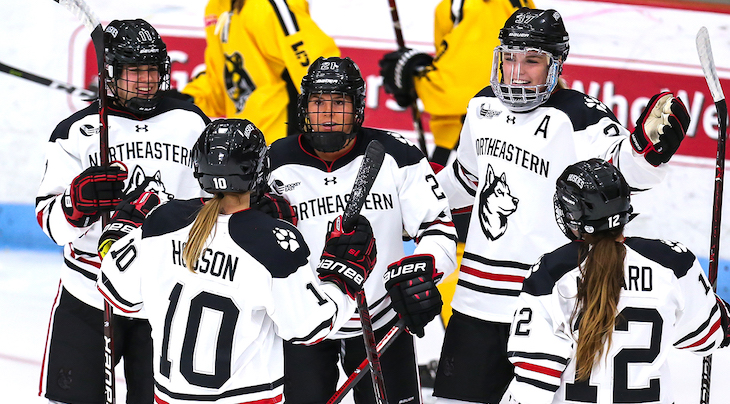Northeastern women's hockey team