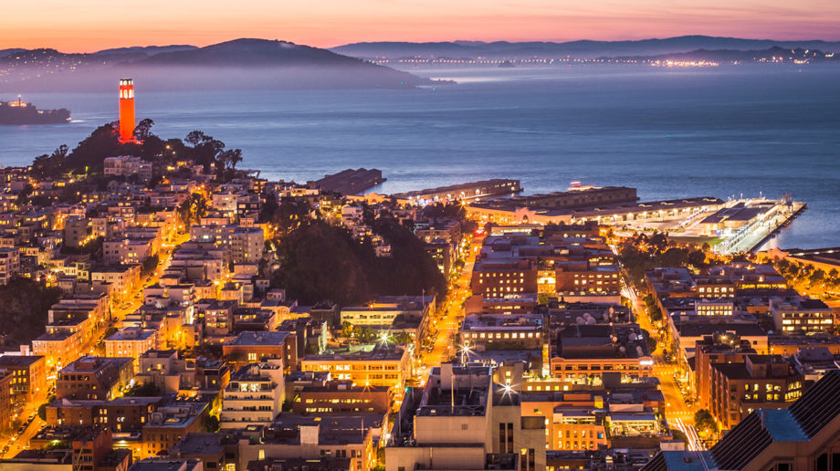 aerial view of San Francisco