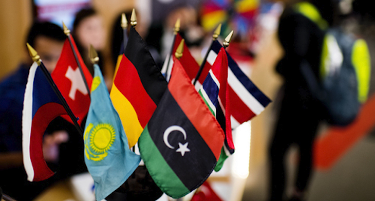 Stock photo of flag of different nations
