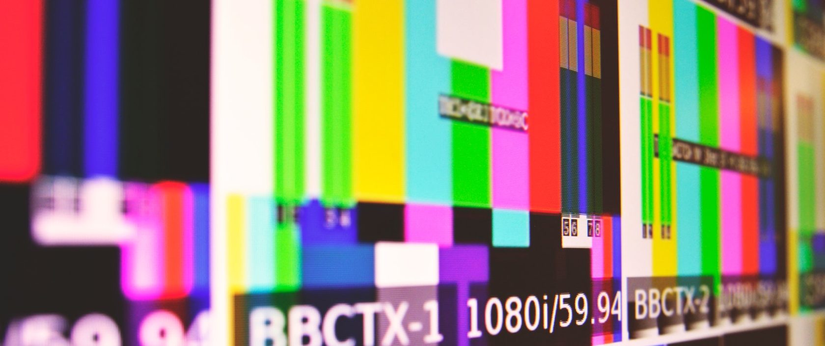 tv colorful standby error screen
