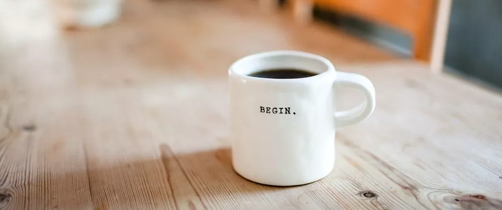 photo of a mug filled with coffee