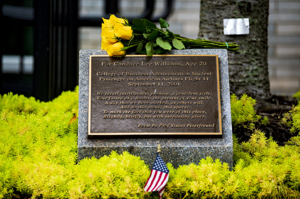 Candace Williams' memorial