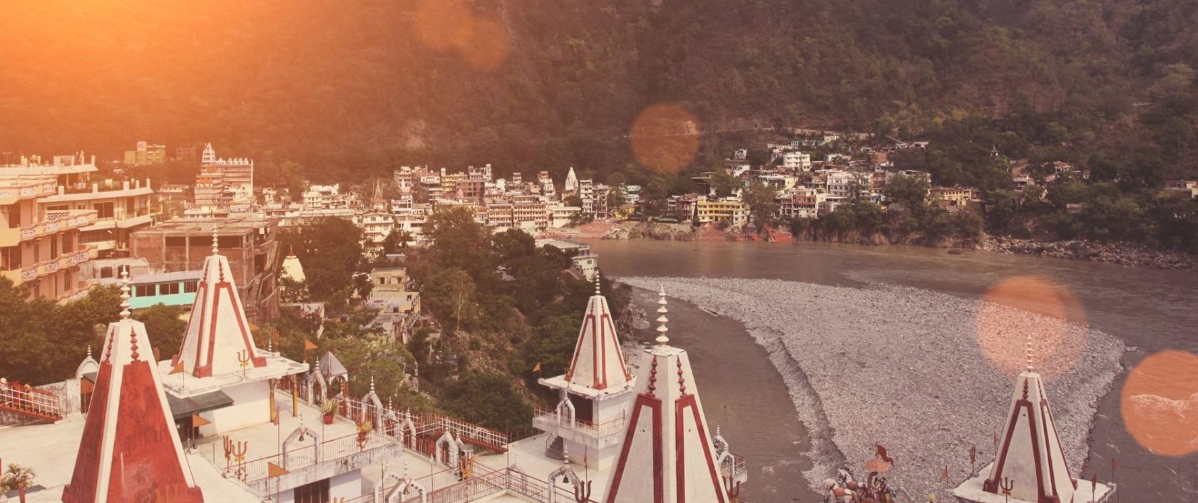 rishikesh city in india himalayas south africa mountain city